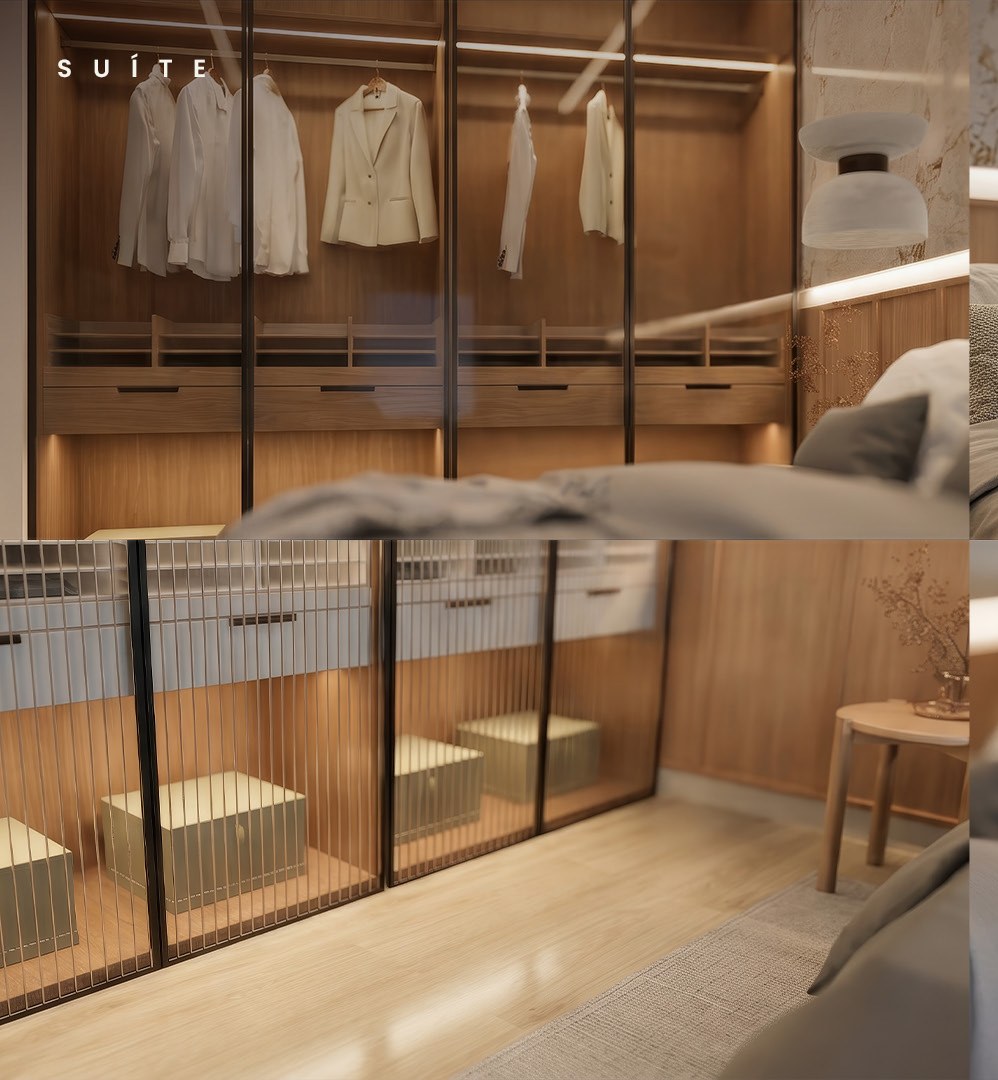 Suíte com closet — SunSet
